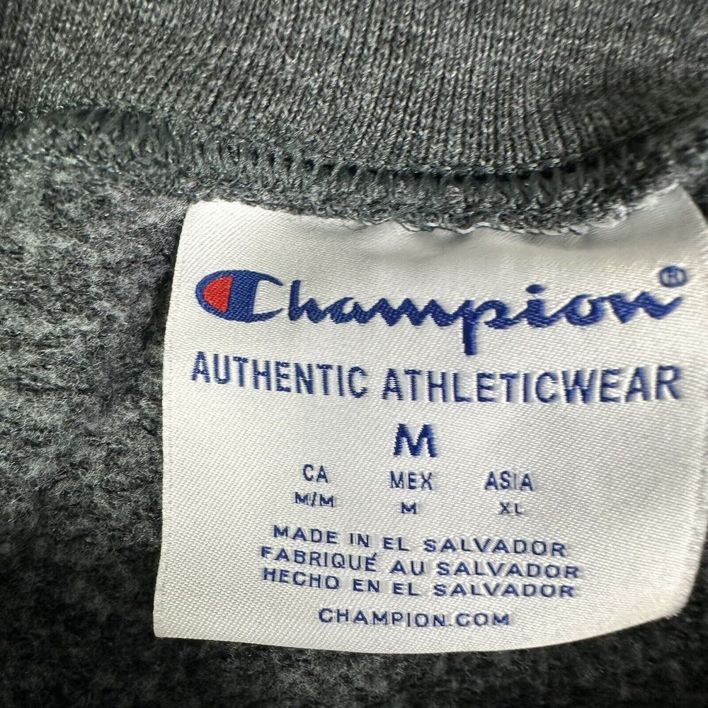 Princeton University Champion Sweatshirt Mens Medium Gray Ivy League Embroidered - Picture 6 of 9